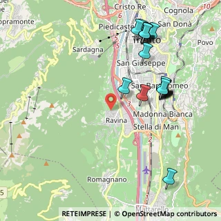 Mappa Rione San Marco, 38100 Ravina TN, Italia (2.292)