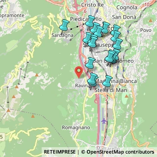 Mappa Rione San Marco, 38100 Ravina TN, Italia (1.922)