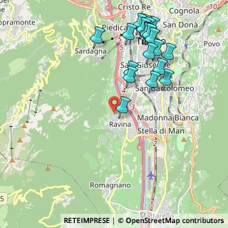 Mappa Rione San Marco, 38100 Ravina TN, Italia (2.321)