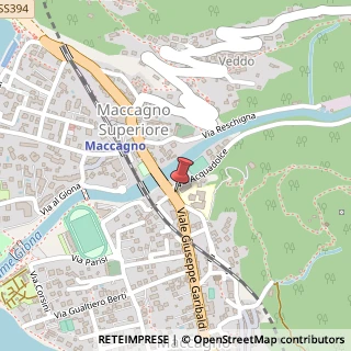 Mappa Viale Garibaldi, 1, 21010 Maccagno con Pino e Veddasca, Varese (Lombardia)