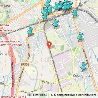 Mappa Via Lumignacco, 33100 Udine UD, Italia (1.521)