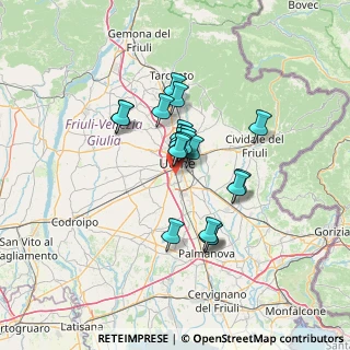 Mappa Via Lumignacco, 33100 Udine UD, Italia (9.4125)