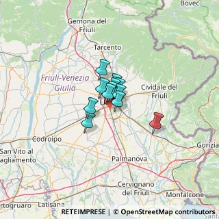 Mappa Via Lumignacco, 33100 Udine UD, Italia (5.5725)