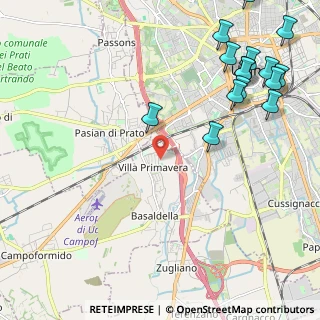 Mappa Strada delle Betulle, 33030 Campoformido UD (2.91067)