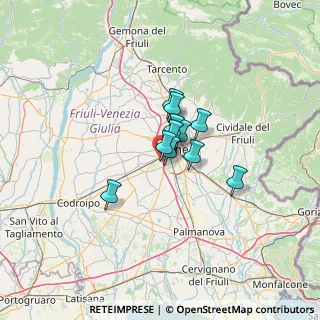 Mappa Strada delle Betulle, 33030 Campoformido UD (6.99636)
