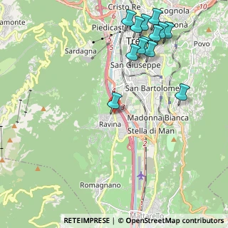Mappa Via del Ponte, 38100 Ravina TN, Italia (2.50077)