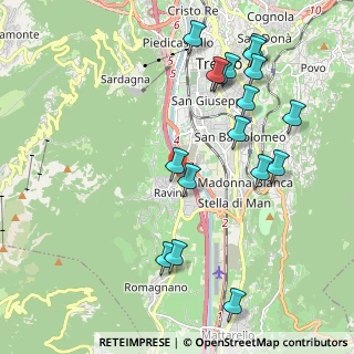 Mappa Via del Ponte, 38100 Ravina TN, Italia (2.25941)