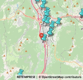 Mappa Via del Ponte, 38100 Ravina TN, Italia (5.3085)