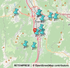 Mappa Via del Ponte, 38100 Ravina TN, Italia (3.29091)