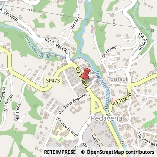 Mappa Via Trento, 23, 32034 Pedavena, Belluno (Veneto)