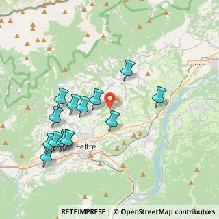 Mappa Via Col Maor, 32032 Feltre BL, Italia (4.03571)