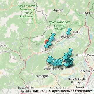 Mappa Via Col Maor, 32032 Feltre BL, Italia (15.7705)