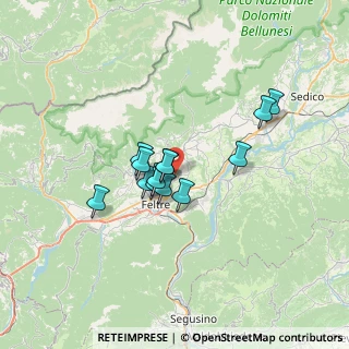 Mappa Via Col Maor, 32032 Feltre BL, Italia (4.84846)