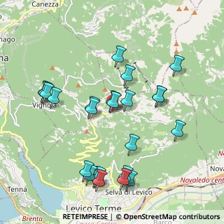 Mappa SP per Vetriolo, 38056 Levico Terme TN, Italia (2.0875)