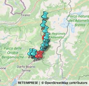 Mappa Cedegolo, 25044 Capo di Ponte BS, Italia (9.4975)