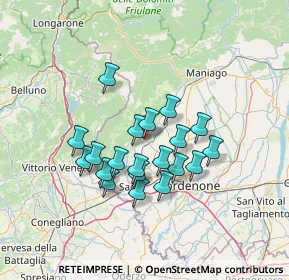 Mappa Via Agostino Stefani, 33070 Budoia PN, Italia (11.04)