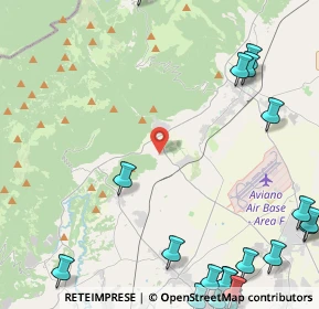 Mappa Via Agostino Stefani, 33070 Budoia PN, Italia (6.96)