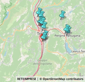 Mappa Via Fersina, 38045 Civezzano TN, Italia (5.84917)