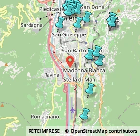 Mappa Via Fersina, 38045 Civezzano TN, Italia (2.503)