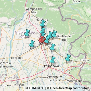 Mappa Via Lavariano, 33100 Udine UD, Italia (9.23167)
