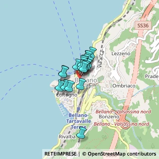 Mappa Via Vittorio Veneto, 23822 Bellano LC, Italia (0.2025)