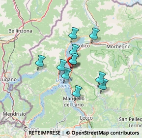 Mappa Via Vittorio Veneto, 23822 Bellano LC, Italia (9.18091)