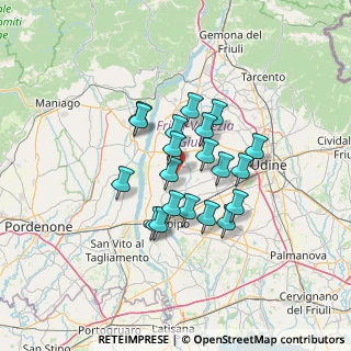 Mappa Strada Provinciale, 33030 Flaibano UD, Italia (10.072)