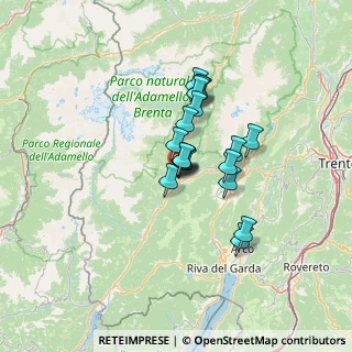 Mappa Via Cenglo, 38079 Tione di Trento TN, Italia (9.07833)