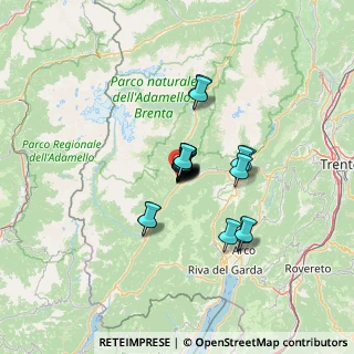 Mappa Via Cenglo, 38079 Tione di Trento TN, Italia (7.5715)