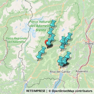 Mappa Via Cenglo, 38079 Tione di Trento TN, Italia (11.085)