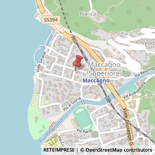 Mappa Via Trieste, 4, 21010 Maccagno con Pino e Veddasca, Varese (Lombardia)