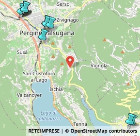 Mappa Via ai pizèdi, 38057 Pergine Valsugana TN, Italia (3.42182)