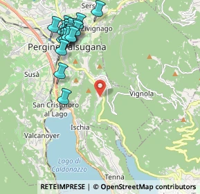 Mappa Via ai pizèdi, 38057 Pergine Valsugana TN, Italia (2.389)