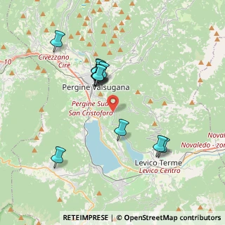 Mappa Via ai pizèdi, 38057 Pergine Valsugana TN, Italia (3.45167)