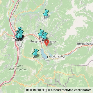 Mappa Via ai pizèdi, 38057 Pergine Valsugana TN, Italia (9.06)
