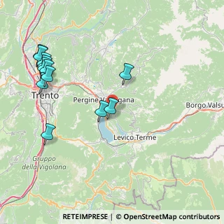 Mappa Via ai pizèdi, 38057 Pergine Valsugana TN, Italia (9.65917)