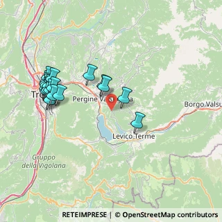 Mappa Via ai pizèdi, 38057 Pergine Valsugana TN, Italia (8.423)