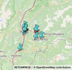 Mappa Via ai pizèdi, 38057 Pergine Valsugana TN, Italia (9.33615)