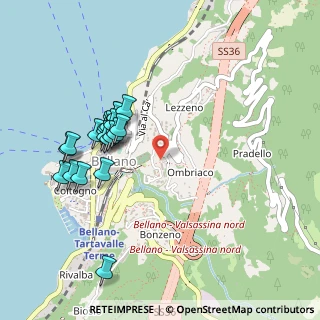 Mappa Via Villaggio Giardino, 23822 Bellano LC, Italia (0.4725)