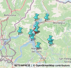Mappa Via Villaggio Giardino, 23822 Bellano LC, Italia (9.22909)