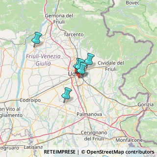 Mappa Viale Palmanova, 33100 Udine UD, Italia (44.10462)
