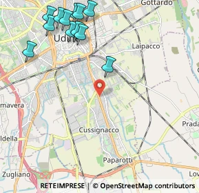 Mappa Viale Palmanova, 33100 Udine UD, Italia (2.6425)