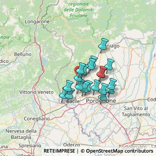 Mappa Via Pozzi, 33070 Budoia PN, Italia (9.4565)