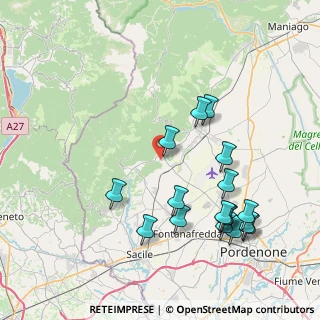 Mappa Via Pozzi, 33070 Budoia PN, Italia (8.58353)