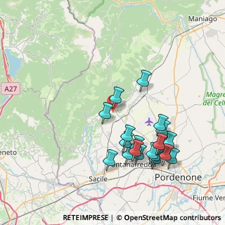 Mappa Via Pozzi, 33070 Budoia PN, Italia (7.9715)