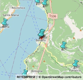 Mappa 23822 Bellano LC, Italia (2.55091)