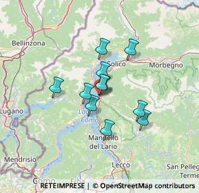 Mappa 23822 Bellano LC, Italia (9.19091)