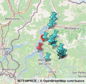 Mappa 23822 Bellano LC, Italia (11.931)