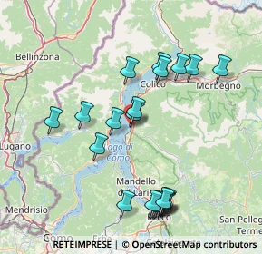 Mappa 23822 Bellano LC, Italia (15.7265)