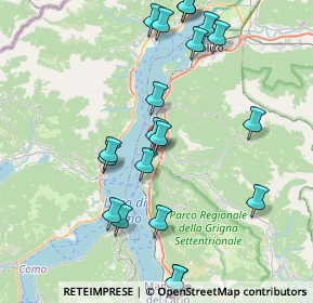 Mappa 23822 Bellano LC, Italia (8.743)